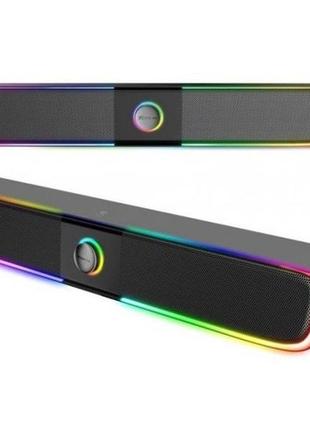 Акустична система xtrike me sk-600 usb/aux з rgb підсвіткою