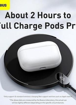 Бездротова зарядка baseus quick charge digital led display gen 7