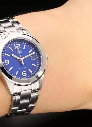 Жіночий кварцевий наручний годинник casio ltp-1215a-2adf оригінал7 фото