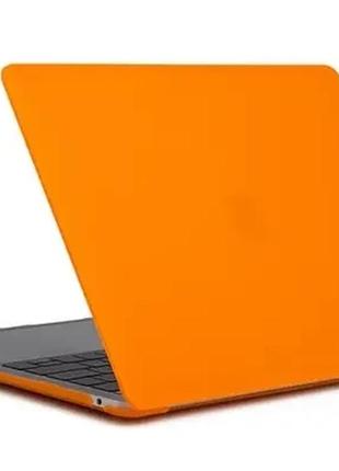 Чохол накладка hardshell matte case для macbook pro 13.3" (2016-2020) orange