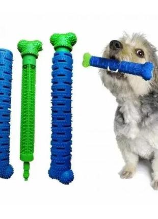 Самоочисна зубна щітка іграшка для собак chewbrush4 фото