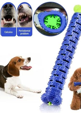 Самоочищающаяся зубная щетка игрушка для собак chewbrush