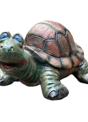Садовая фигура черепаха 16 см (керамика)