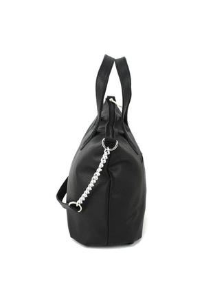 Повседневная женская сумка-тоут voila 5371 черная3 фото