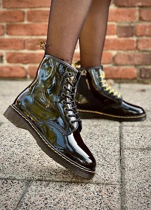 Черевики dr. martens 1460 lacquer patent ботинки