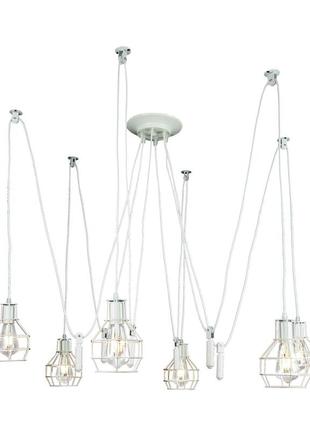 Люстра светильник паук в стиле loft levistella 7529076-6 wh