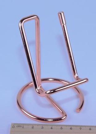 Металева підставка для телефона (колір — рожеве золото) арт. 02980