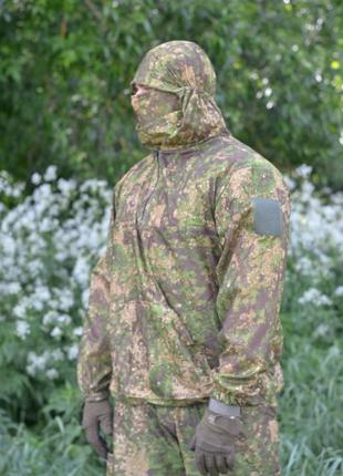 Маскувальний камуфляжний сітчатий костюм ftg pencott greenzone5 фото