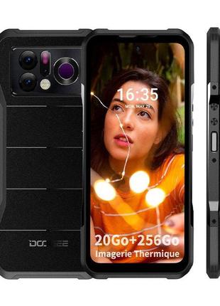 Защищенный смартфон doogee v20 pro 5g 12/256gb black