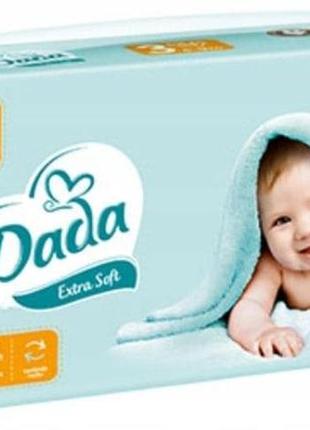 Підгузки дитячі dada extra soft 56 шт/уп, розмір №3, 4-9 кг