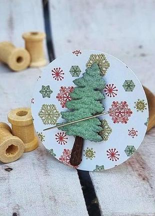 Магнит для игл (магнитный держатель для игл) елка