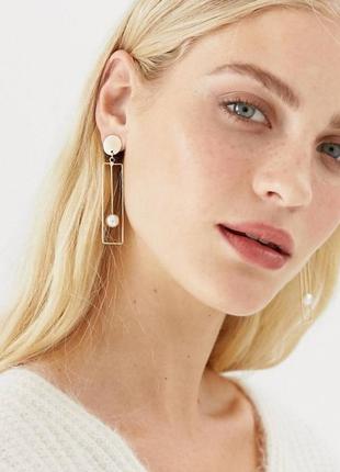 Asos сережки перли