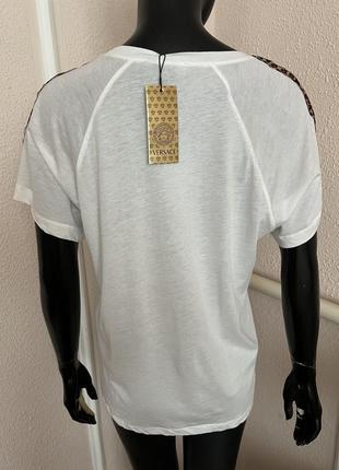 Футболка versace, чудова від бренда versace, жіноча футболка versace jeans5 фото
