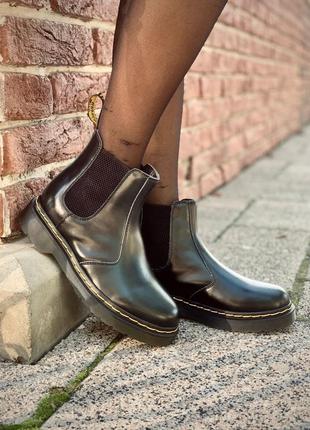 Ботинки dr. martens chelsea black черевики