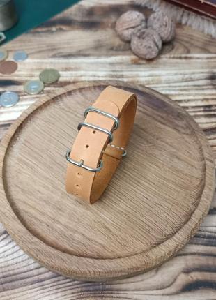 Ремінець для годинника рижий zulu strap/nato strap1 фото