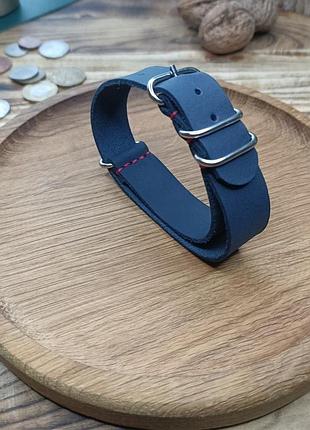Ремешок для часов черный zulu strap / nato strap