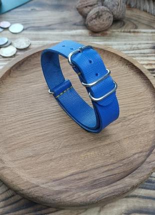 Ремешок для часов синий zulu strap / nato strap