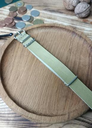 Ремешок для часов бежевый zulu strap / nato strap6 фото