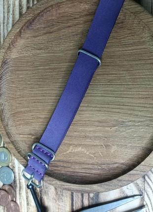 Ремінець для годинника  фіолетовий zulu strap / nato strap4 фото