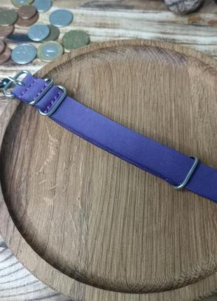 Ремінець для годинника  фіолетовий zulu strap / nato strap5 фото