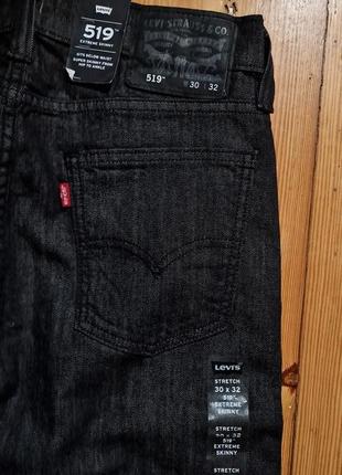 Брендові фірмові стрейчеві джинси levi's 519 line 8, оригінал із сша,нові з бірками,розмір 30/32.4 фото