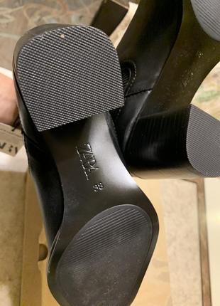 Супер стильные ботинки челси zara 38р натур кожа!!!6 фото