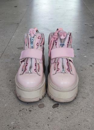 Массивные розовые ботинки puma3 фото