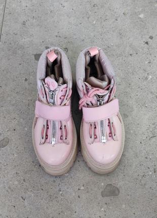 Массивные розовые ботинки puma7 фото