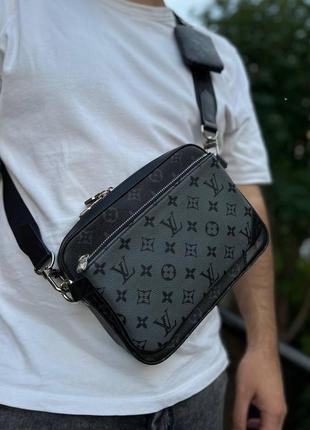 Мужская сумка через плечо, сумка-мессенджер 3 в 1 louis vuitton, классическая.2 фото