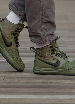 Nike lunarforce duckboot haki2 фото