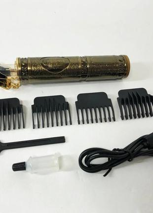 Машинка для стрижки волос триммер для бороды shuke 3w sk-8017