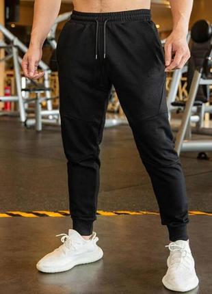Стильні чоловічі штани спортивні двонитка10 фото