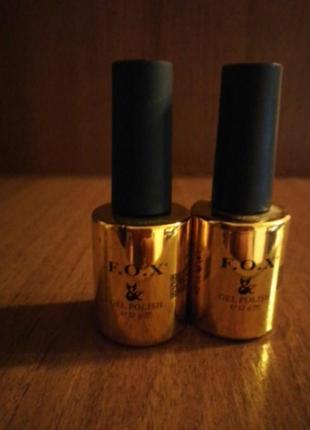 Каучуковый база + каучуковый топ f.o.x rubber, по 12 мл