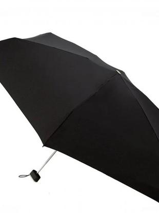 Компактный зонт в футляре lamberti черный4 фото