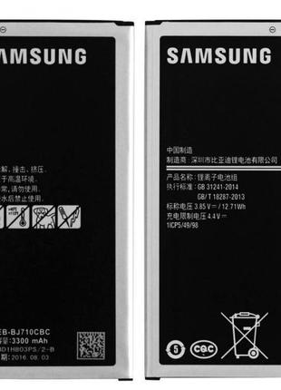 Акумулятор для samsung eb-bj710cbc, eb-bj710bbc, eb-bj710cbe j710 galaxy j7 (2016) 3300 ма·год