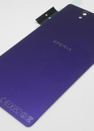 Задняя крышка sony c6602 l36h xperia z, c6603 l36i, c6606 l36a фиолетовый оригинал (1272-2210)