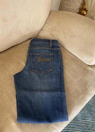 Женские оригинальные джинсы gucci.1 фото