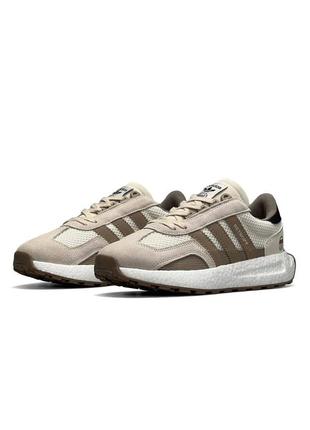 Чоловічі кросівки adidas originals retropy e5 beige brown