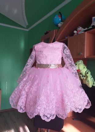 Нежное платье