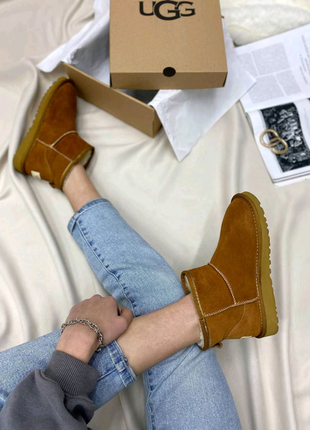 🤍 ugg classic mini ii boot beige 🤍2 фото