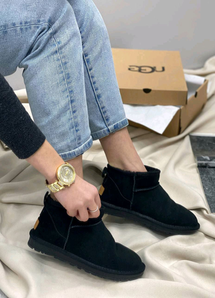 🔥 ugg ultra mini ii boot black🔥6 фото