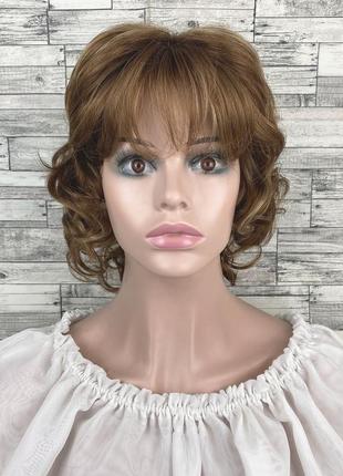 3162 парик светло-коричневый женский короткий короткая стрижка hivision 1560а v6