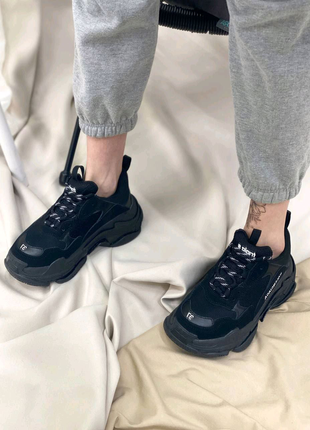 Кросівки ⚫️ balenciaga triple s black ⚫️1 фото