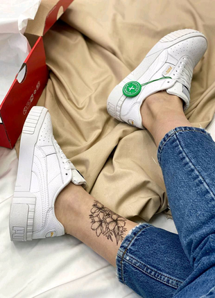 Кросівки 🤍 puma cali white 🤍4 фото