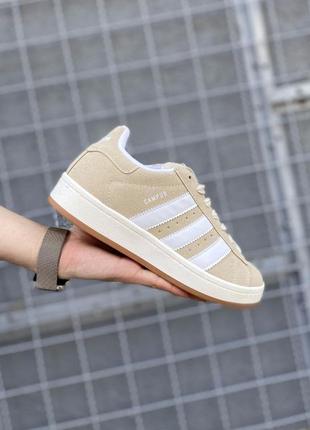 Кроссовки кроси кросівки кросы кроссівки adidas campus beige адідас кампус3 фото