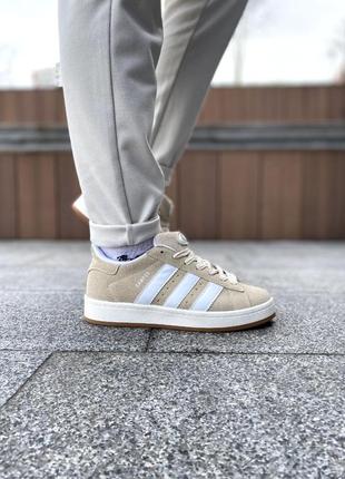 Кроссовки кроссовки кроссы кроссовки adidas campus beige адидас кампус6 фото