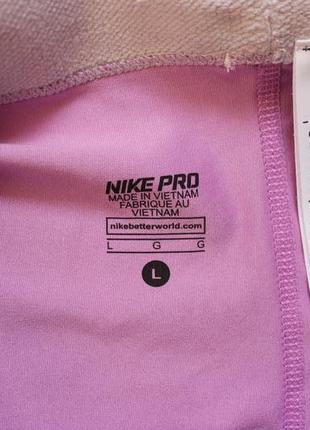 Короткие фитнес спорт шорты в горошек nike pro3 фото