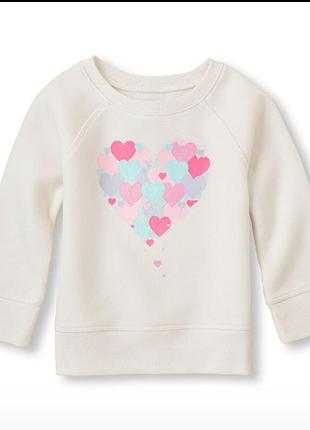Светр на флісі кофта тепла для дівчинки світшот