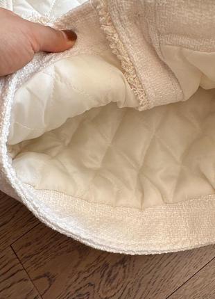 Стильная стеганая куртка💕 твид💕 нарядна 💕 жакет