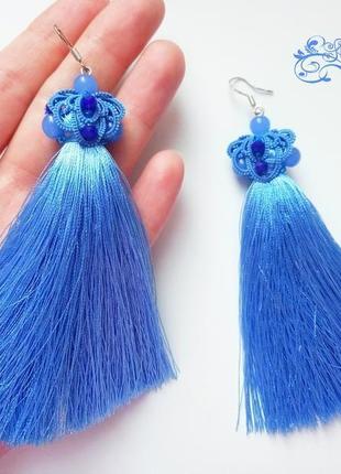 Мереживні сережки кисті фріволіте, анкарс